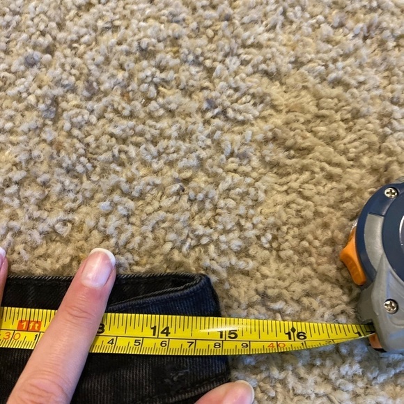 GRLFRND Women’s Kate Low Rise Slim Crop Jeans Size 26 Black 100% Cotton - Picture 9 of 11